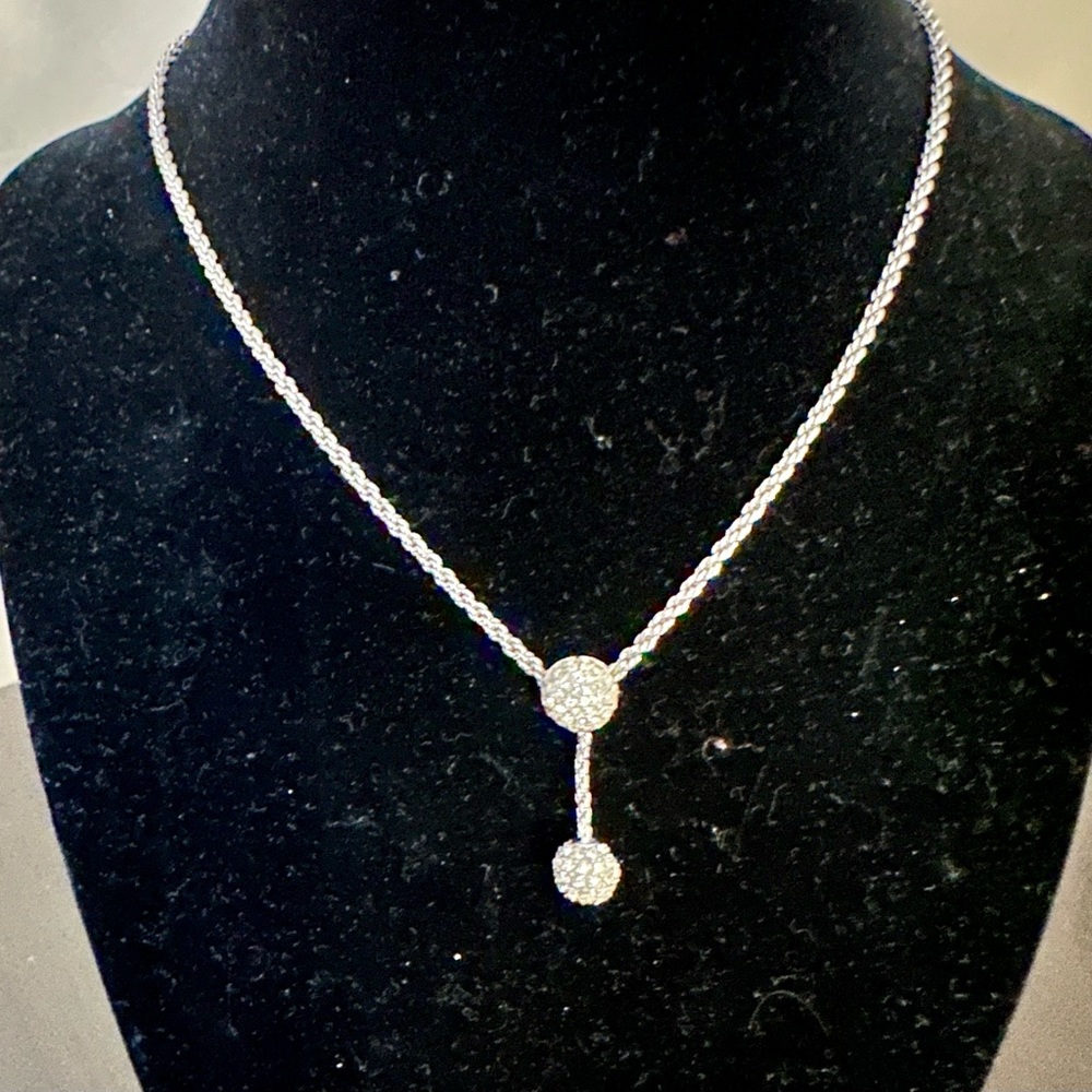 Christian Dior necklace and earrings.